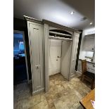 Full height fridge housing with two pull out racks and built in wine rack, 2m x 700mm x 2.2m (