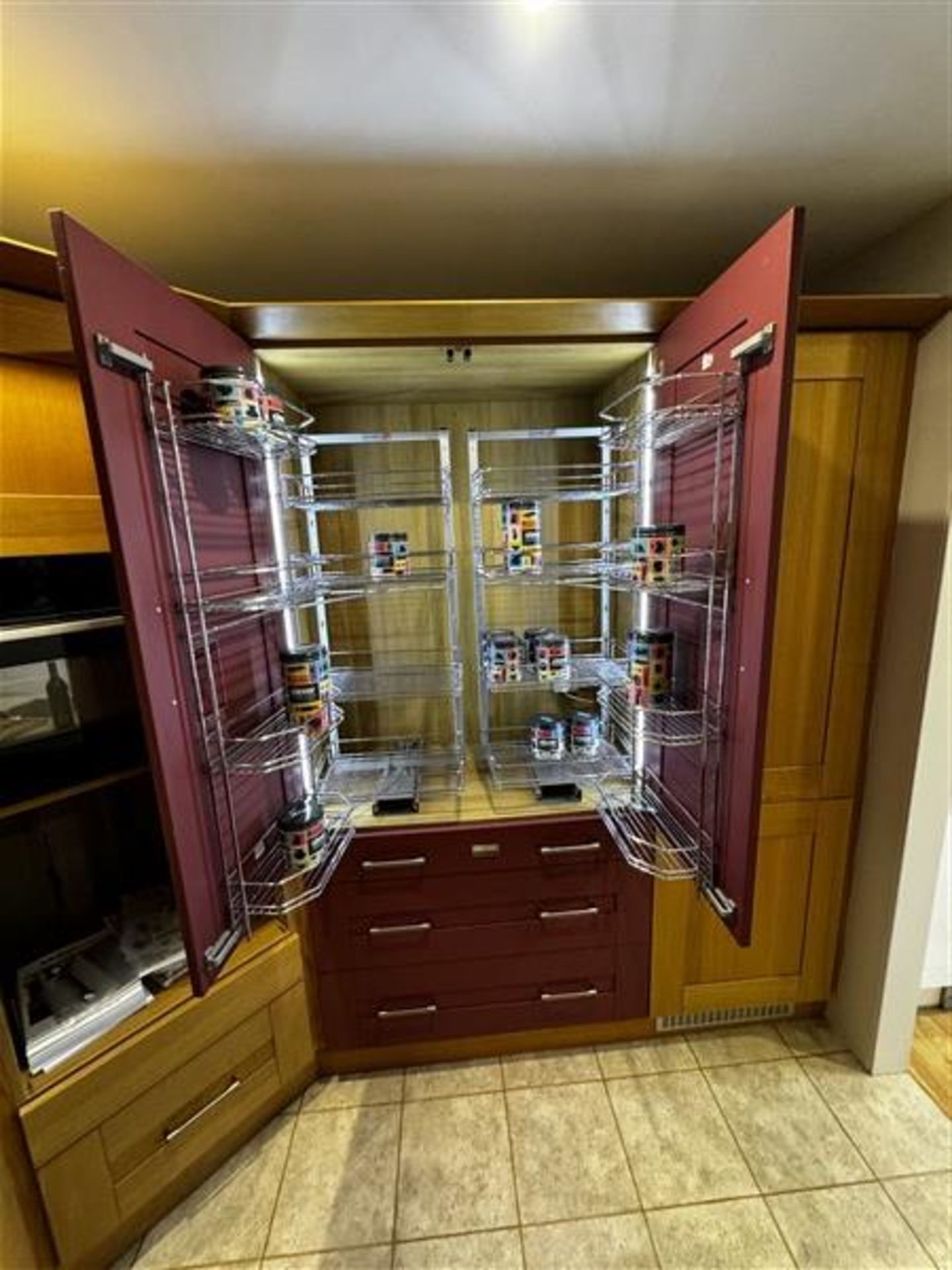 Complete ex-demo kitchen fittings with breakfast bar, comprising of 600mm full height freezer - Image 4 of 7