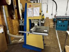 Scheppach Basato 5/4 bandsaw, serial no. 73240904, table size 640mm x 640mm, blade length 3403mm