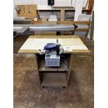 Felder bench mounted edge bander with cabinet