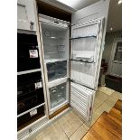 Miele Perfect Fresh Pro fridge freezer, with associated cornice and plynth, overall dimensions