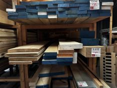 One bay of solid timber boarding (16 various lengths & sizes)