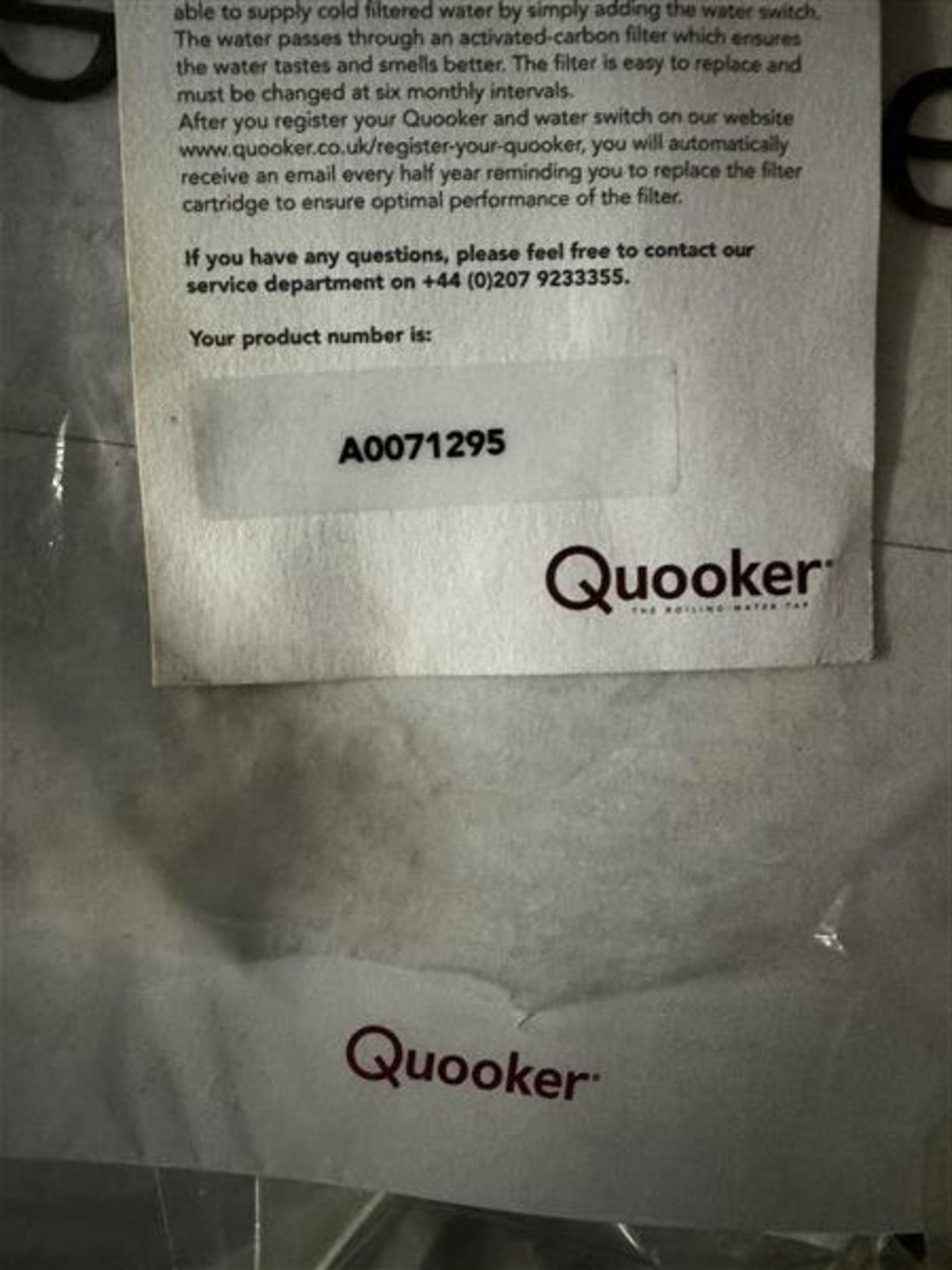 Quooker Cube instant hot water tap & module, product number A0071295 (Please note, this lot must - Image 4 of 5