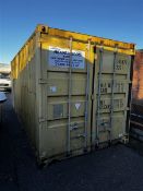 20ft container (excluding contents) (Please note: A work Method Statement and Risk Assessment must