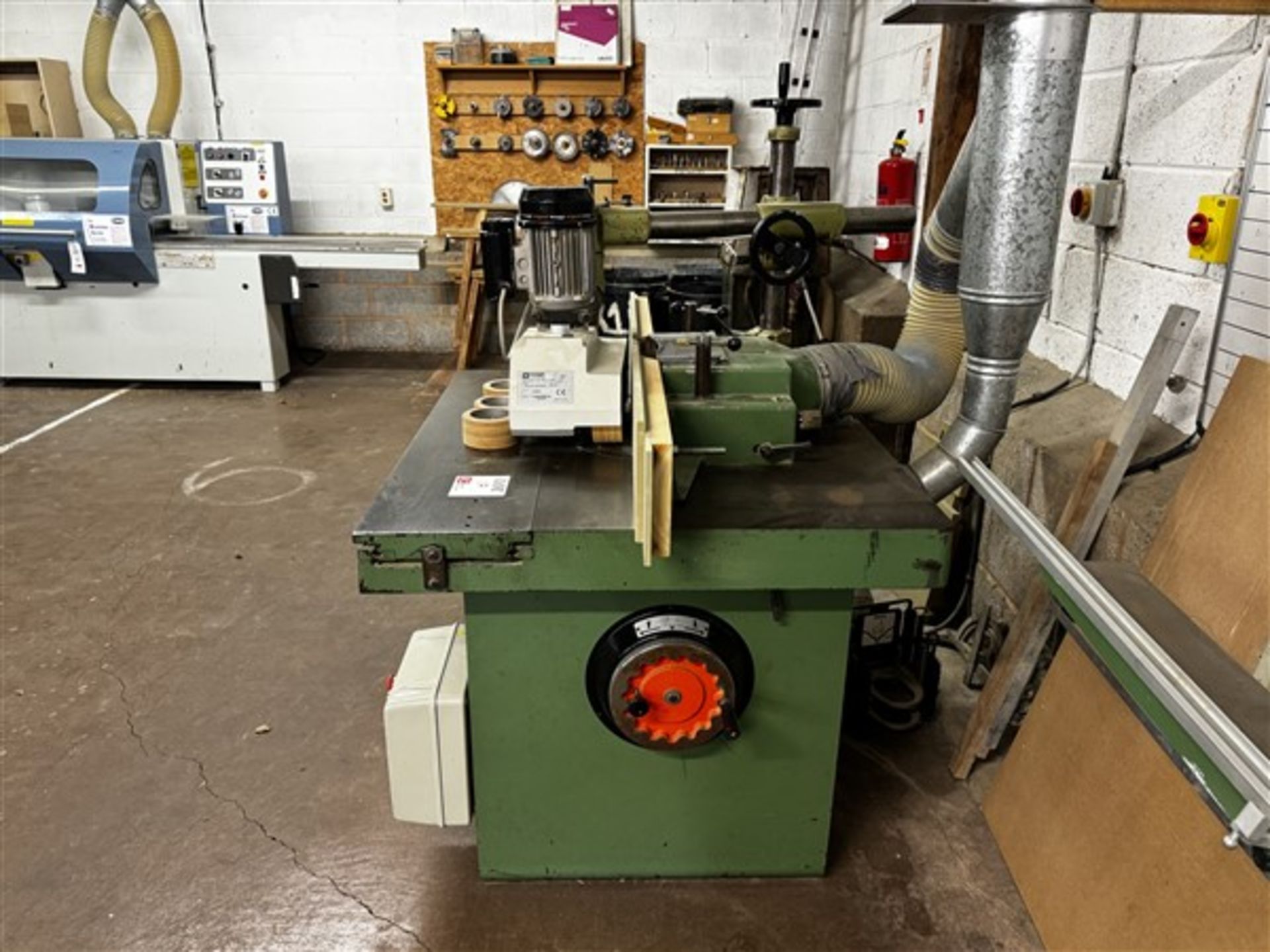 NMC spindle moulder, 380v, type F-115, serial no. 85/43/218, with Maggi feed unit, type 12720501, - Image 4 of 8