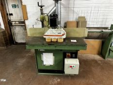 NMC spindle moulder, 380v, type F-115, serial no. 85/43/218, with Maggi feed unit, type 12720501,