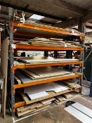 Two bays of boltless racking, 2.8m x 900mm x 2.75m (please note: this lot can only be collected on