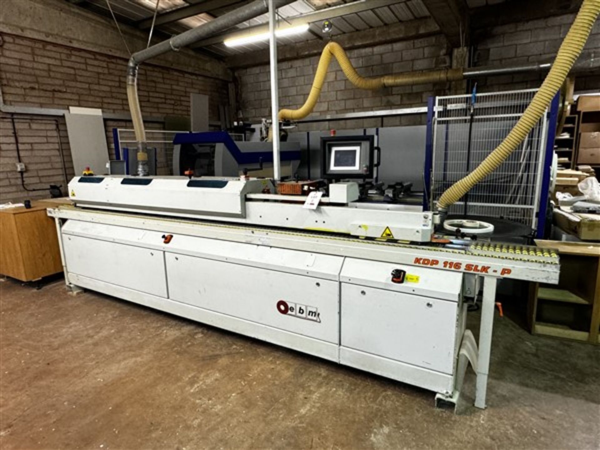 EBM edge bander, type KDP 116 SLK-P, serial no. 1482, year 2008 (Please note: this lot will