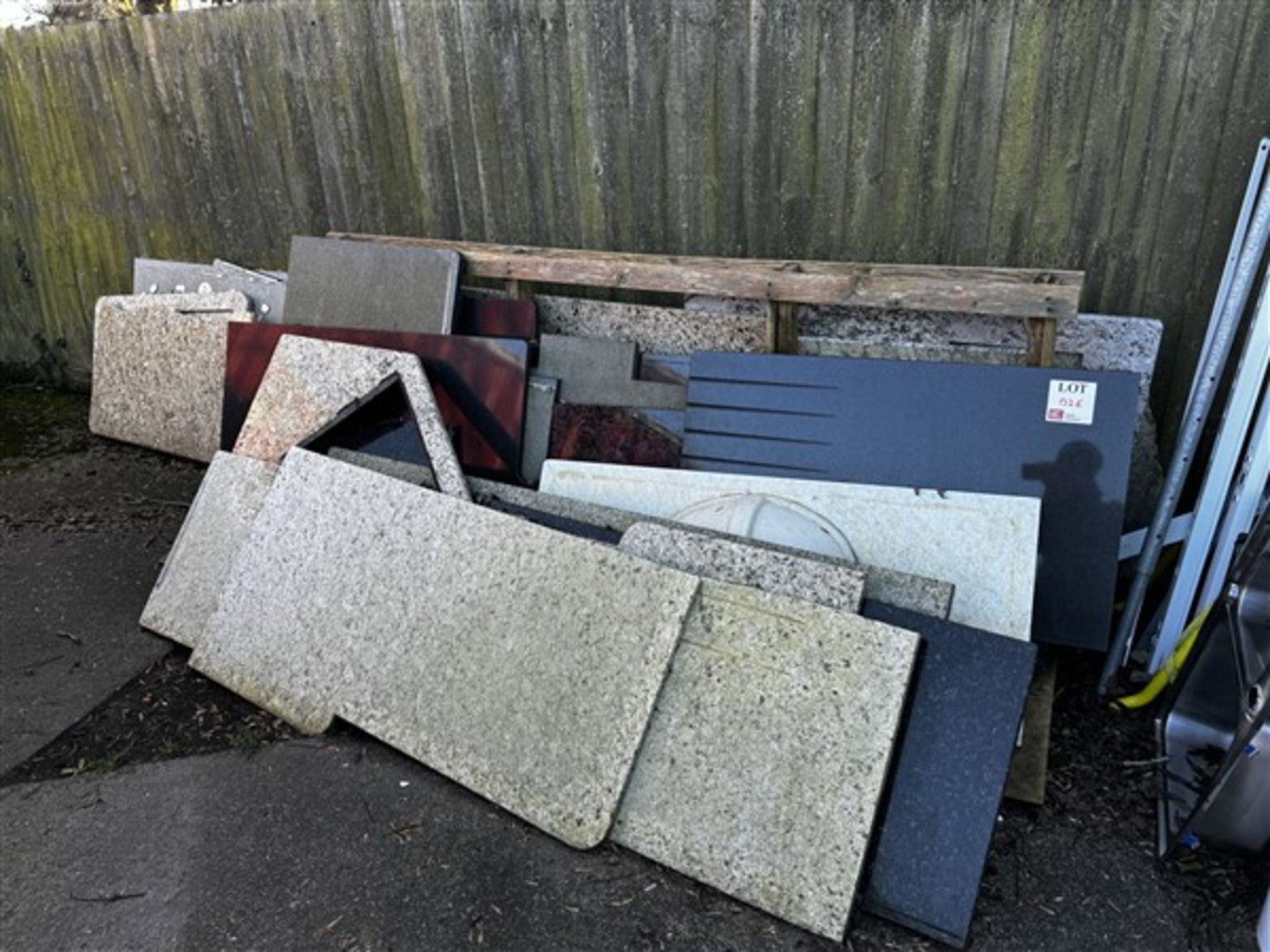 Large quantity of stone/granite used worktops