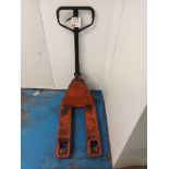 Linde manual mini pallet truck