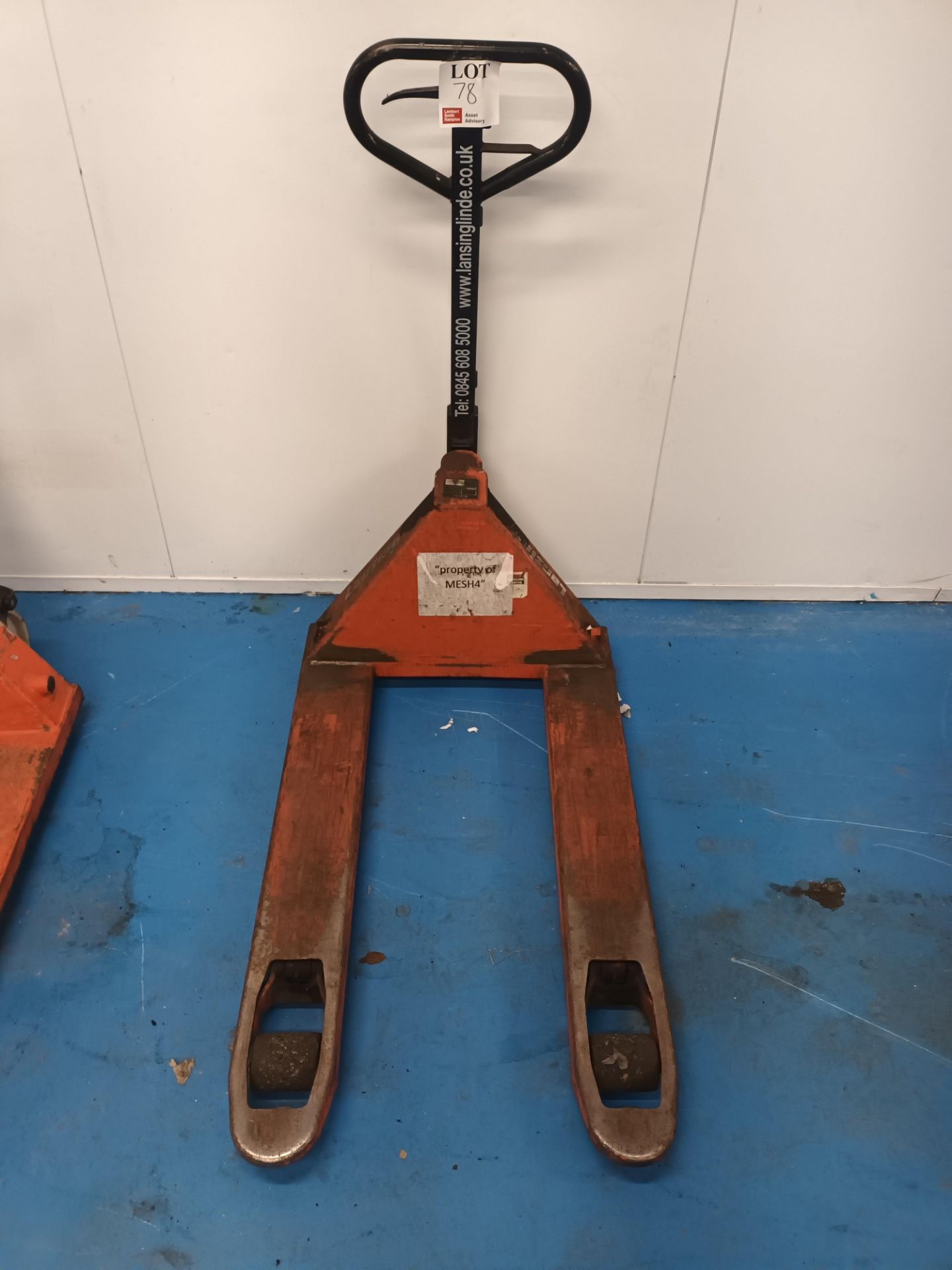 Lansing Linde manual pallet truck