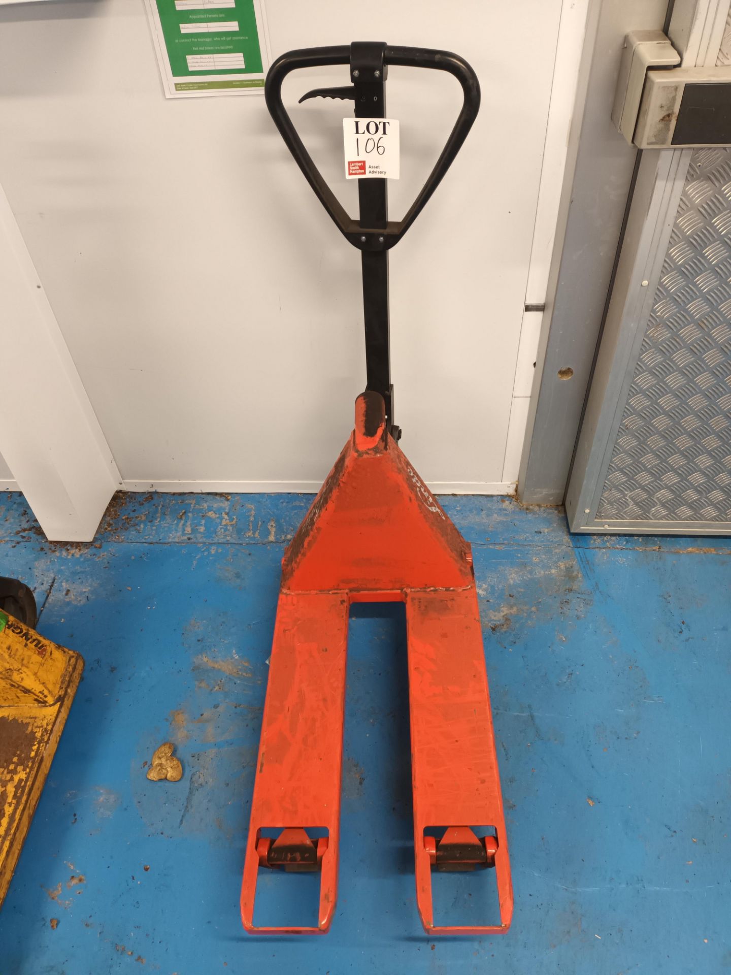 Linde manual mini pallet truck