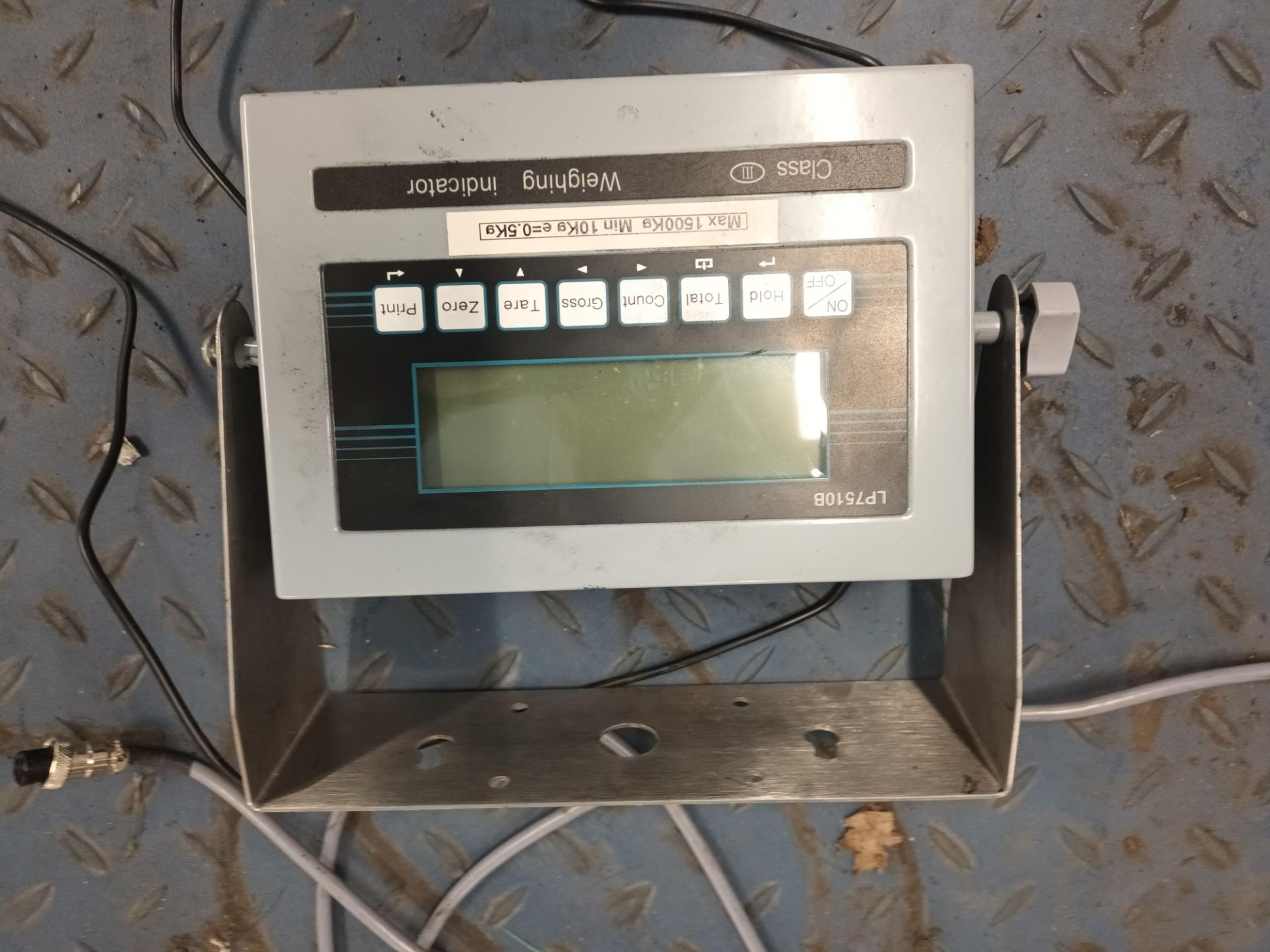 Platform weighing scales with LP7510B indicator - Image 2 of 3