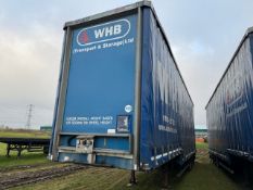 Lawrence David 08 40ft double deck curtainside trailer