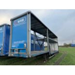 Lawrence David 08 40ft twin deck curtainside trailer