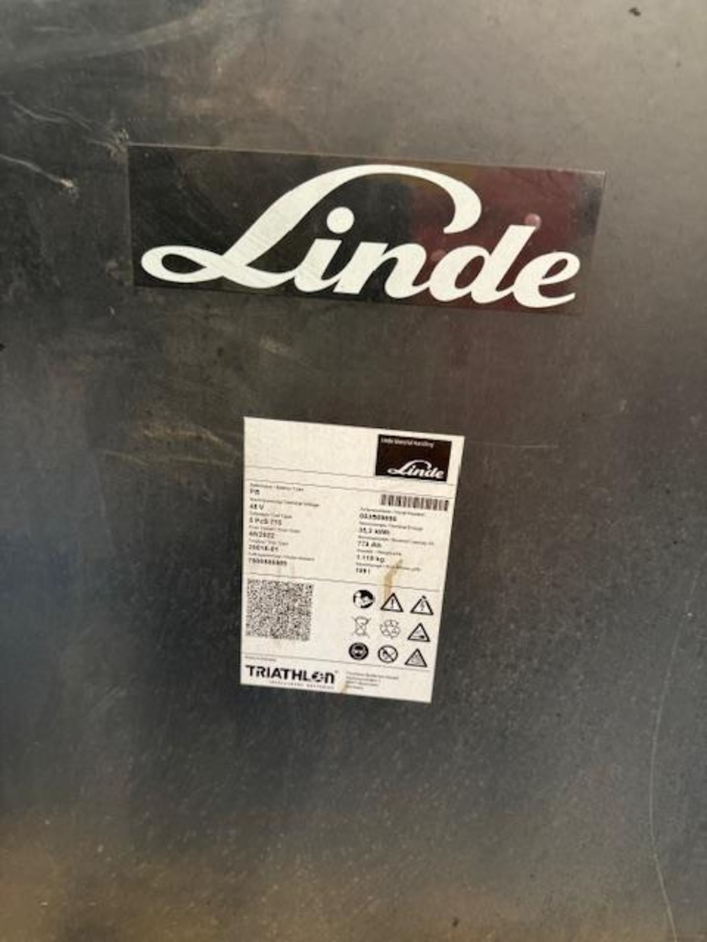 Linde spare battery pack for electric forklifts - Image 3 of 5