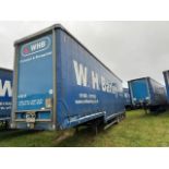 Lawrence David 08 40ft double deck curtainside trailer