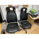 2 office swivel chairs