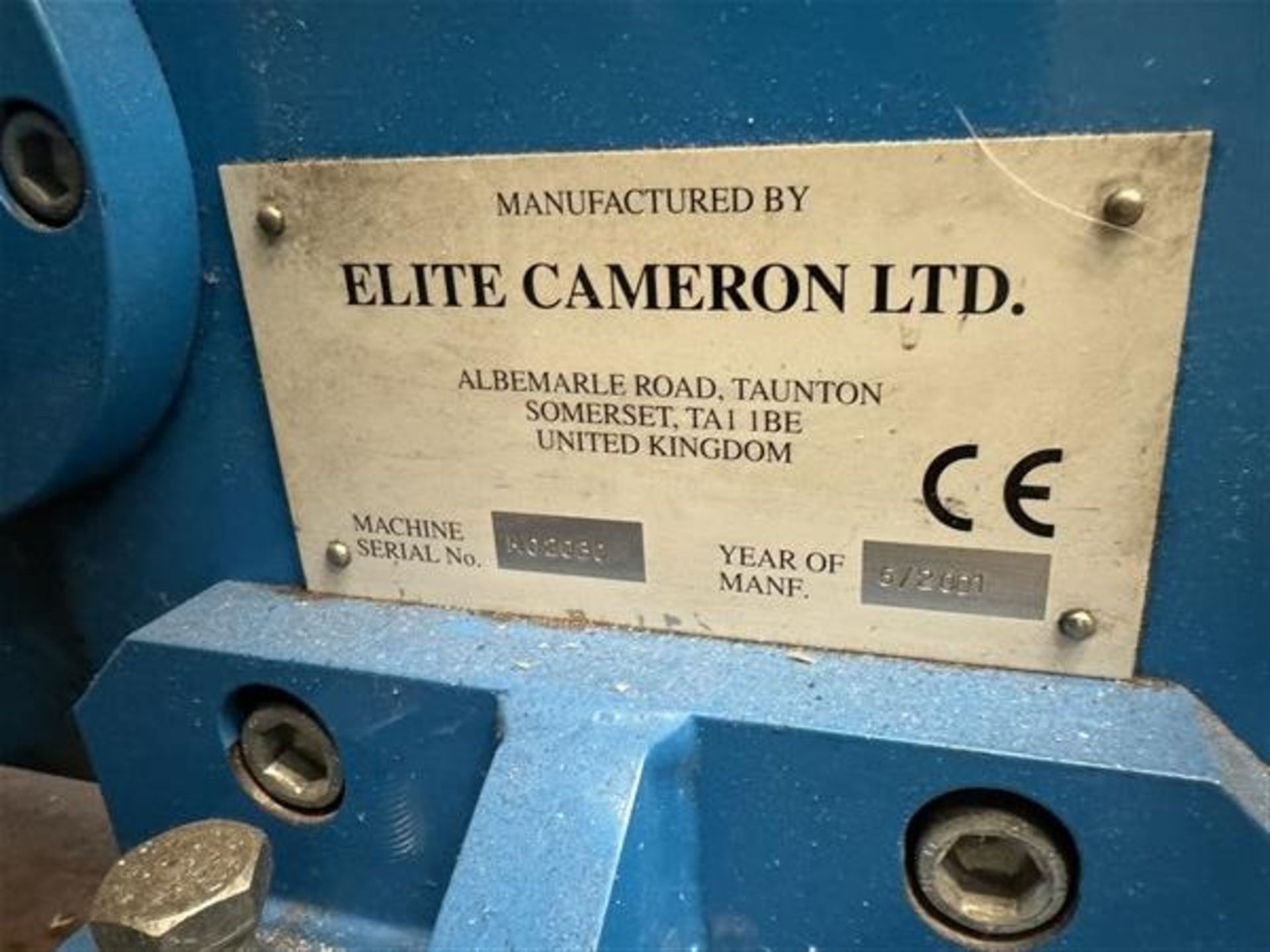 Elite Cameron CW600 automatic slitting machine, serial no. M02030 (2001) A work Method Statement and - Image 13 of 14