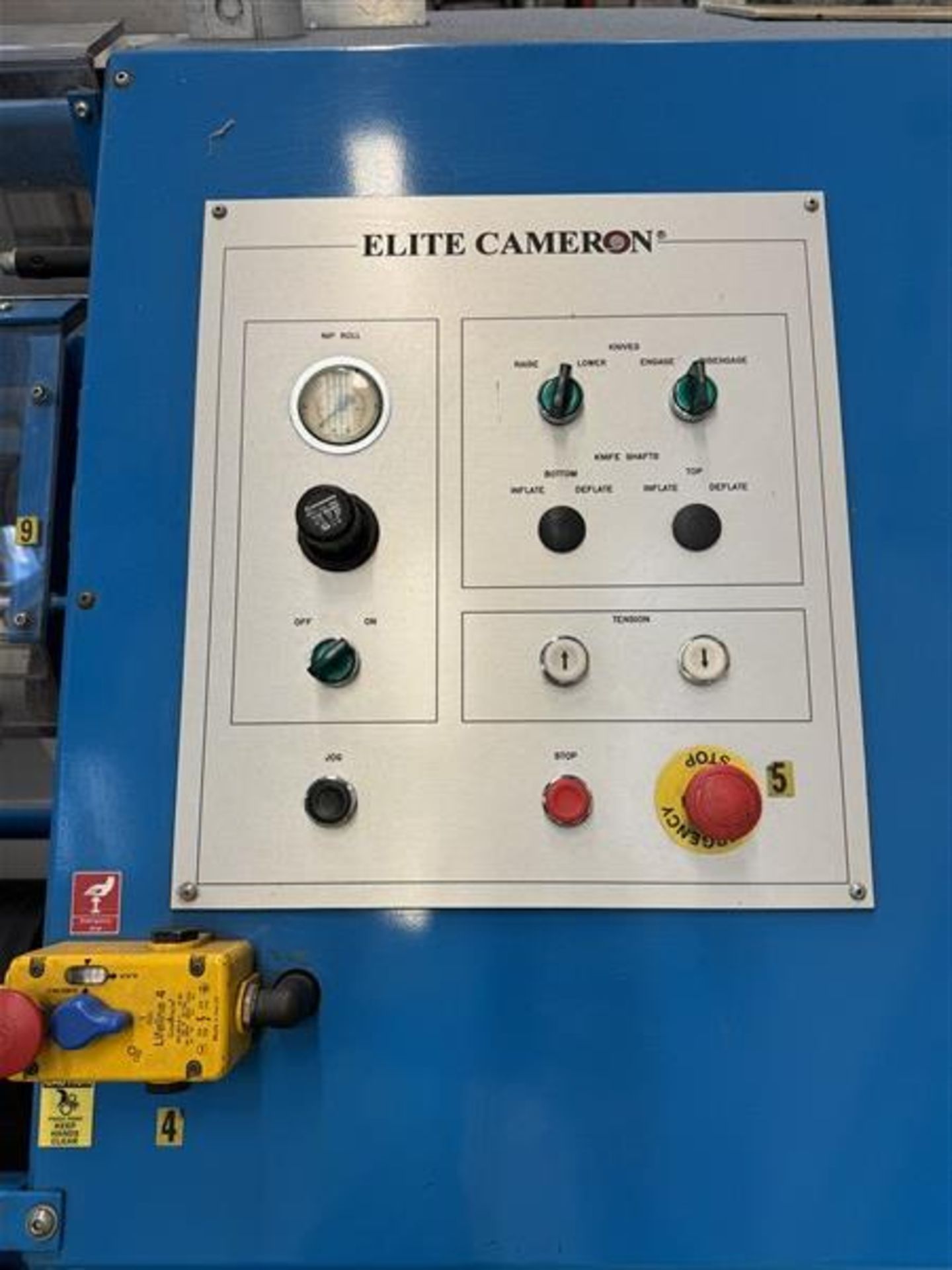 Elite Cameron CW600 automatic slitting machine, serial no. M02030 (2001) A work Method Statement and - Image 11 of 14