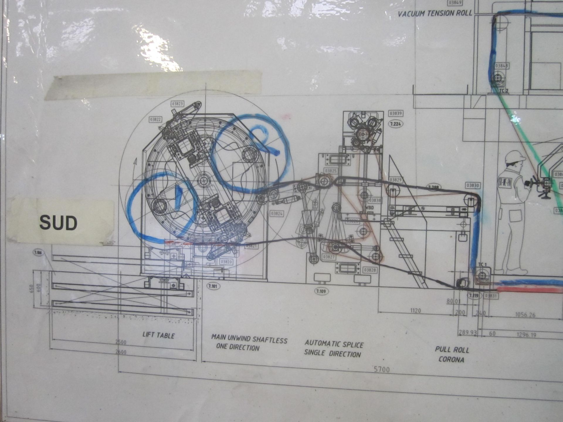 Davis-Standard cast film extrusion line (originally installed 2000) width capacity 1600mm, - Image 28 of 34