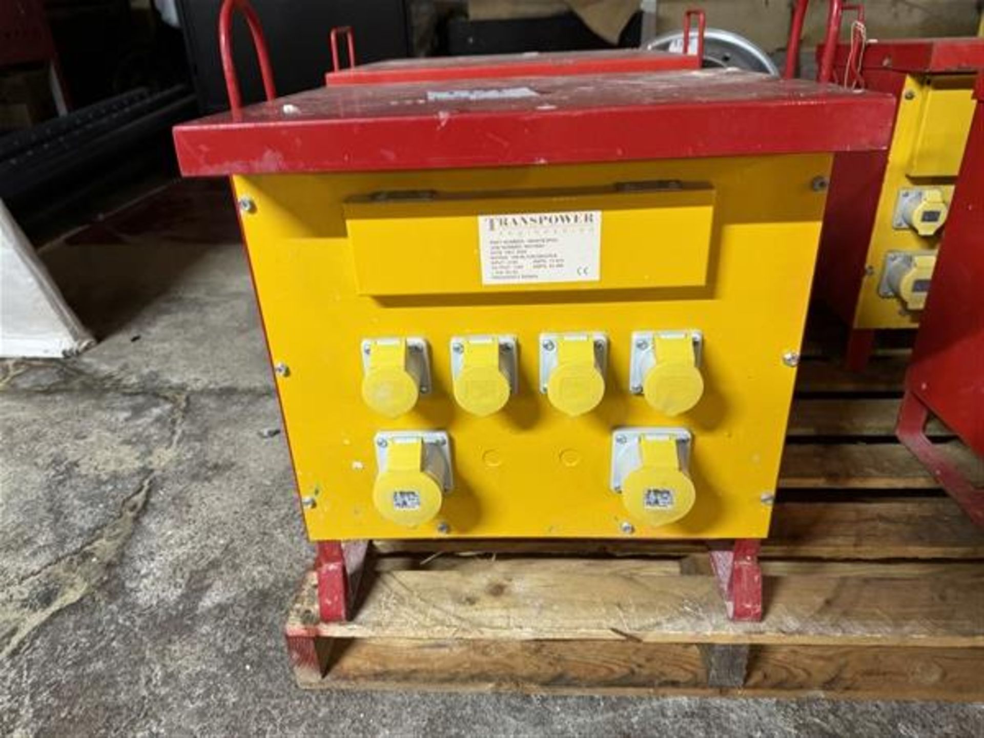 Two 415v (input) to 100v (output) site transformers - Image 2 of 4