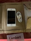 iPhone 5s (silver) and one iPhone SE (space grey), both unlocked