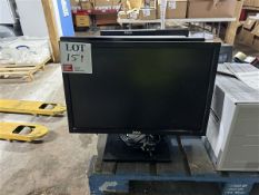 Two desktop monitors