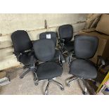 x5 Upholstered office chairs