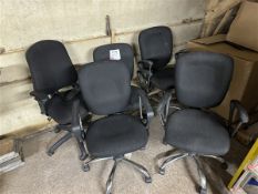 x5 Upholstered office chairs