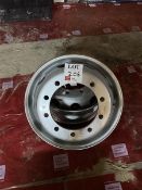 Two steel lorry wheels Size: 22.5 x 8.25