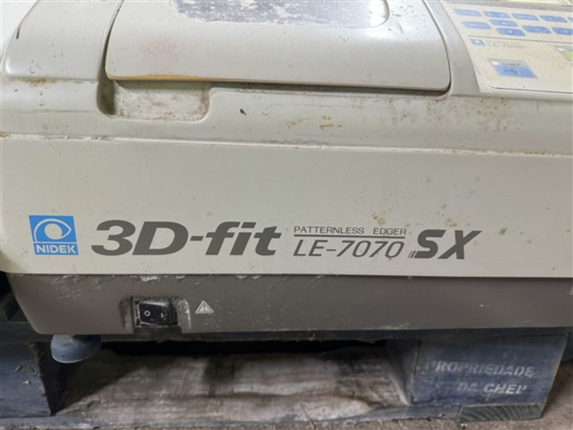 Nidek 3D-Fit patternless edger, model LE-7070 SX (Please note, this LOT is sold as spares) - Image 2 of 5