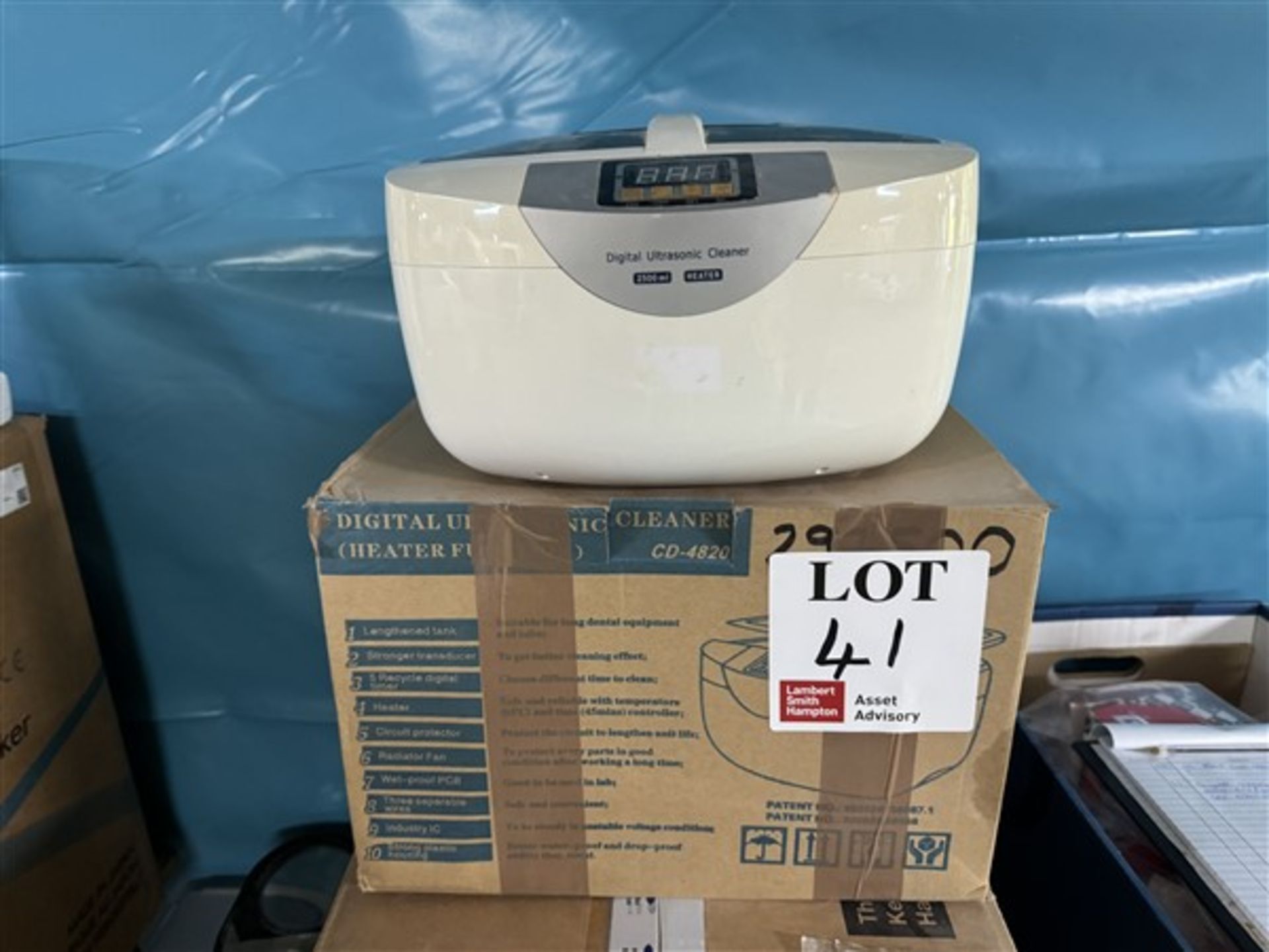 Digital Ultrasonic cleaner, model CD/4820, serial no. 07120104226