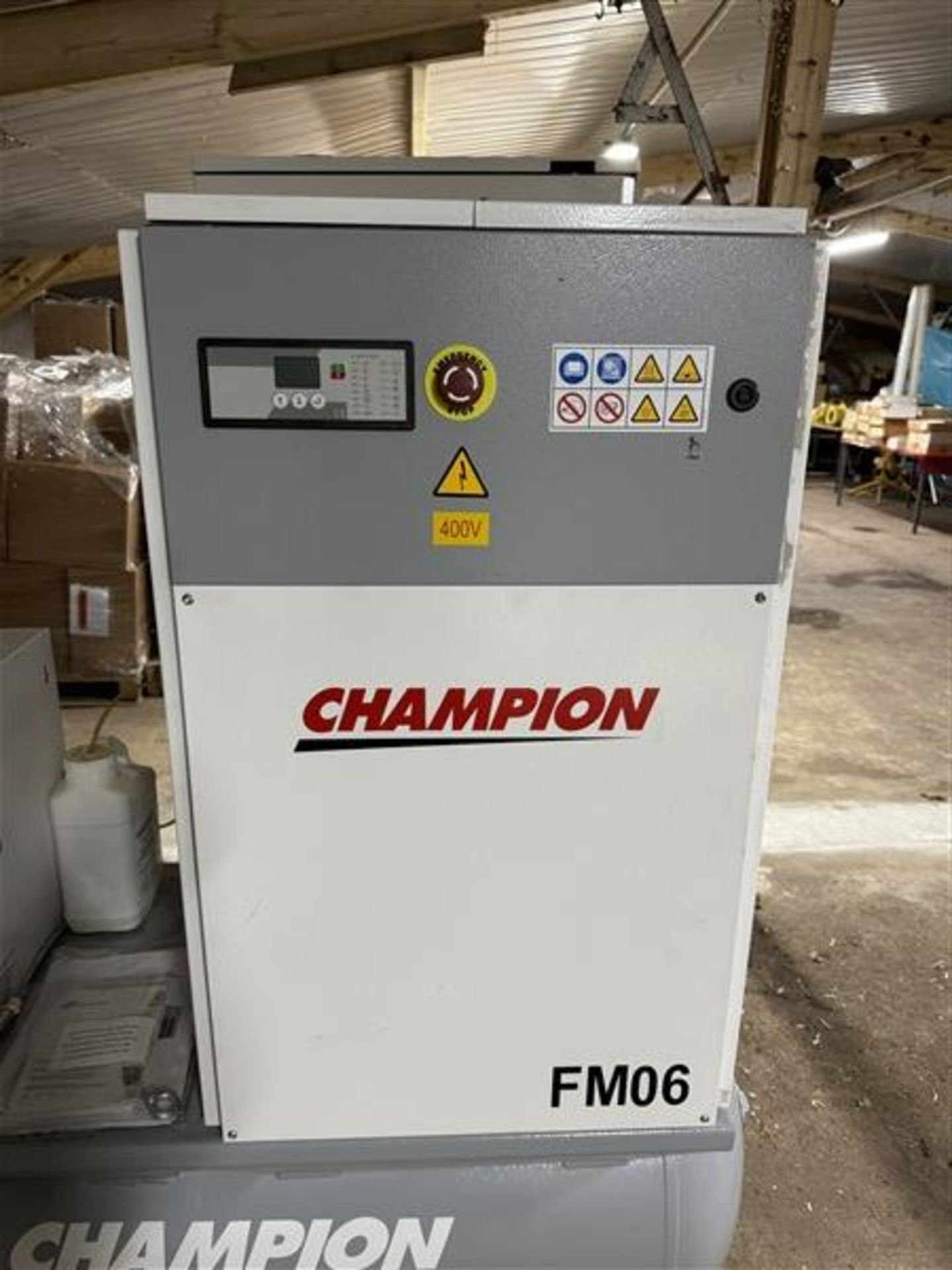 Champion FM06 compressor 400/50 V/H2, year: 2021 (Please note, this LOT is subject to acceptance - Image 2 of 8