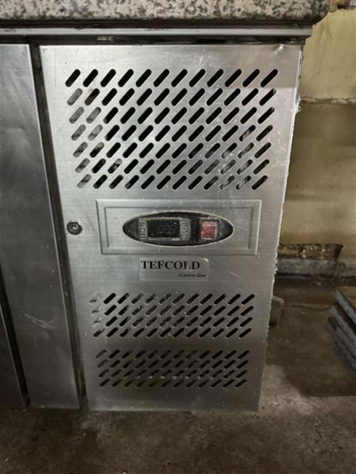 Tenfold Stainless steel double door counter fridge, model PT1200, serial no. PT1200 7274/6, - Bild 2 aus 3