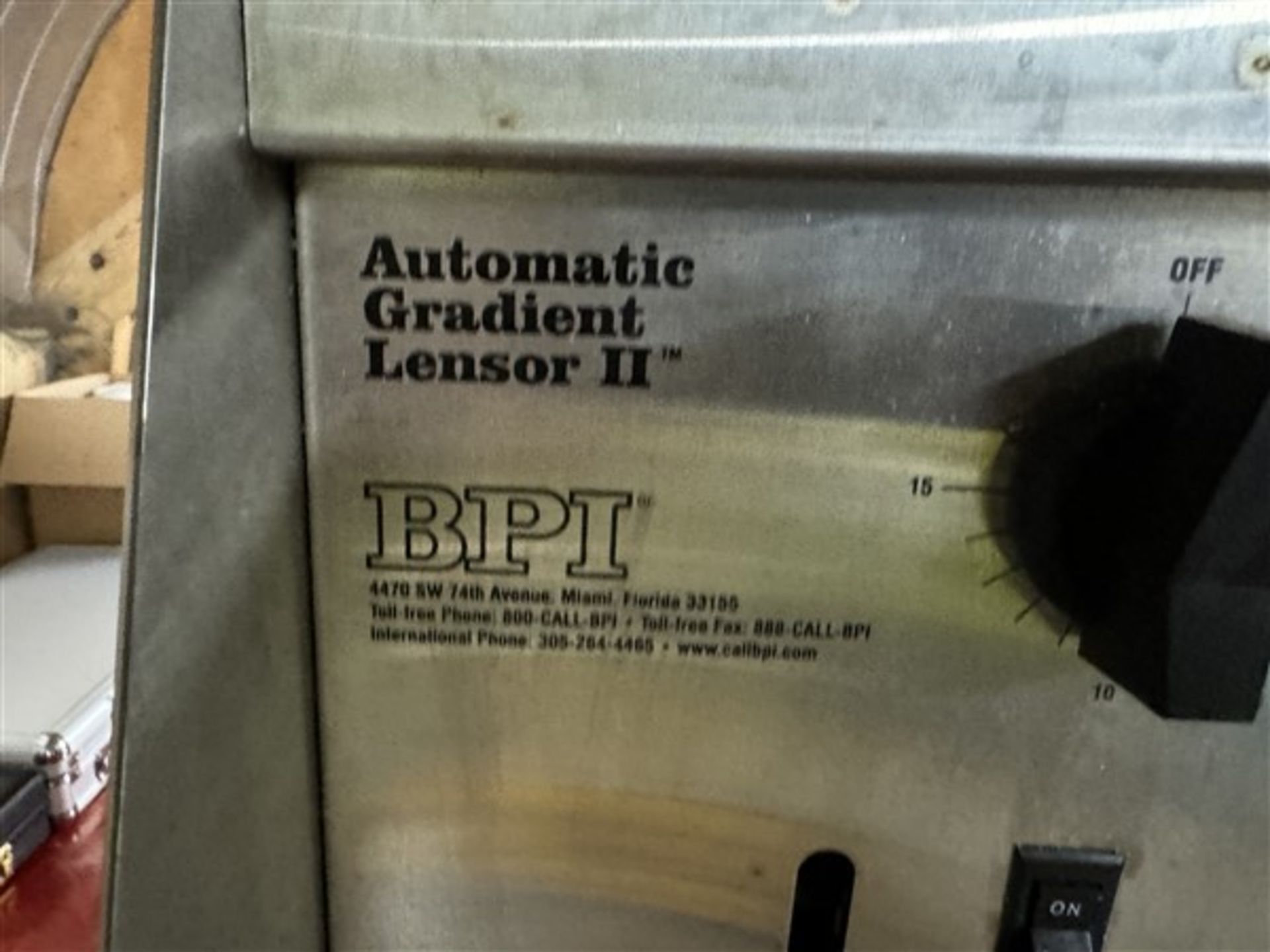 BPI Automatic Gradient Lensor II, 240v - Image 2 of 3