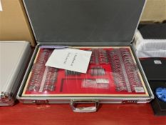 Hard backed briefcase containing trial lens set (complete)