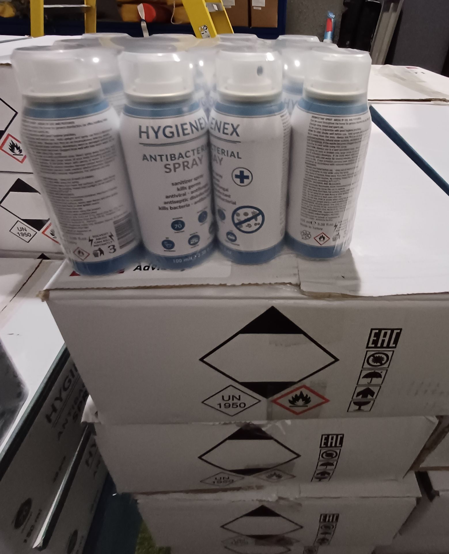 5 Boxes of Hygienex antibacterial spray - Image 2 of 4