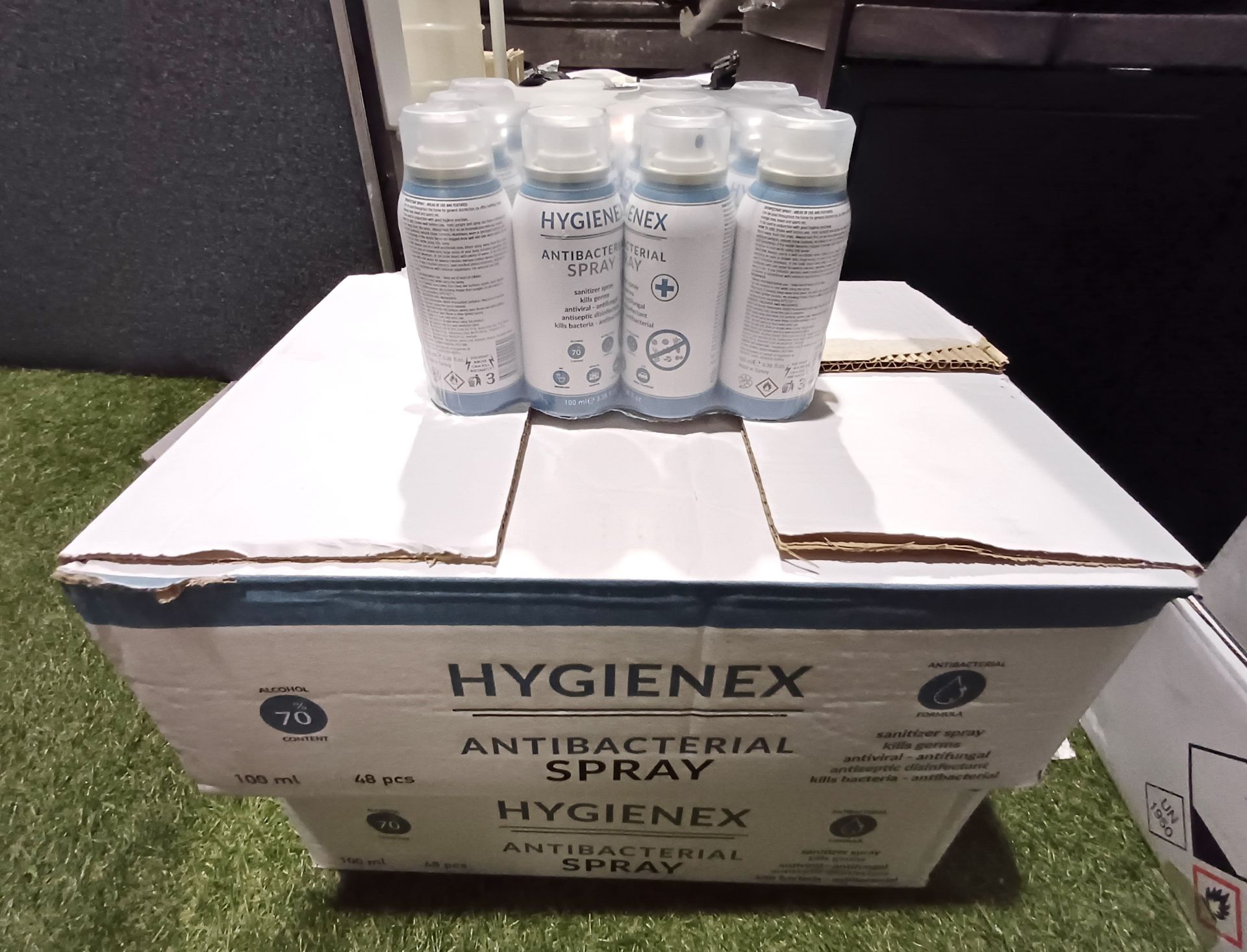 2 Boxes of Hygienex antibacterial spray - Image 2 of 3