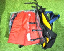3 x Jobe Baltic 150 life jackets and 2 various life jackets