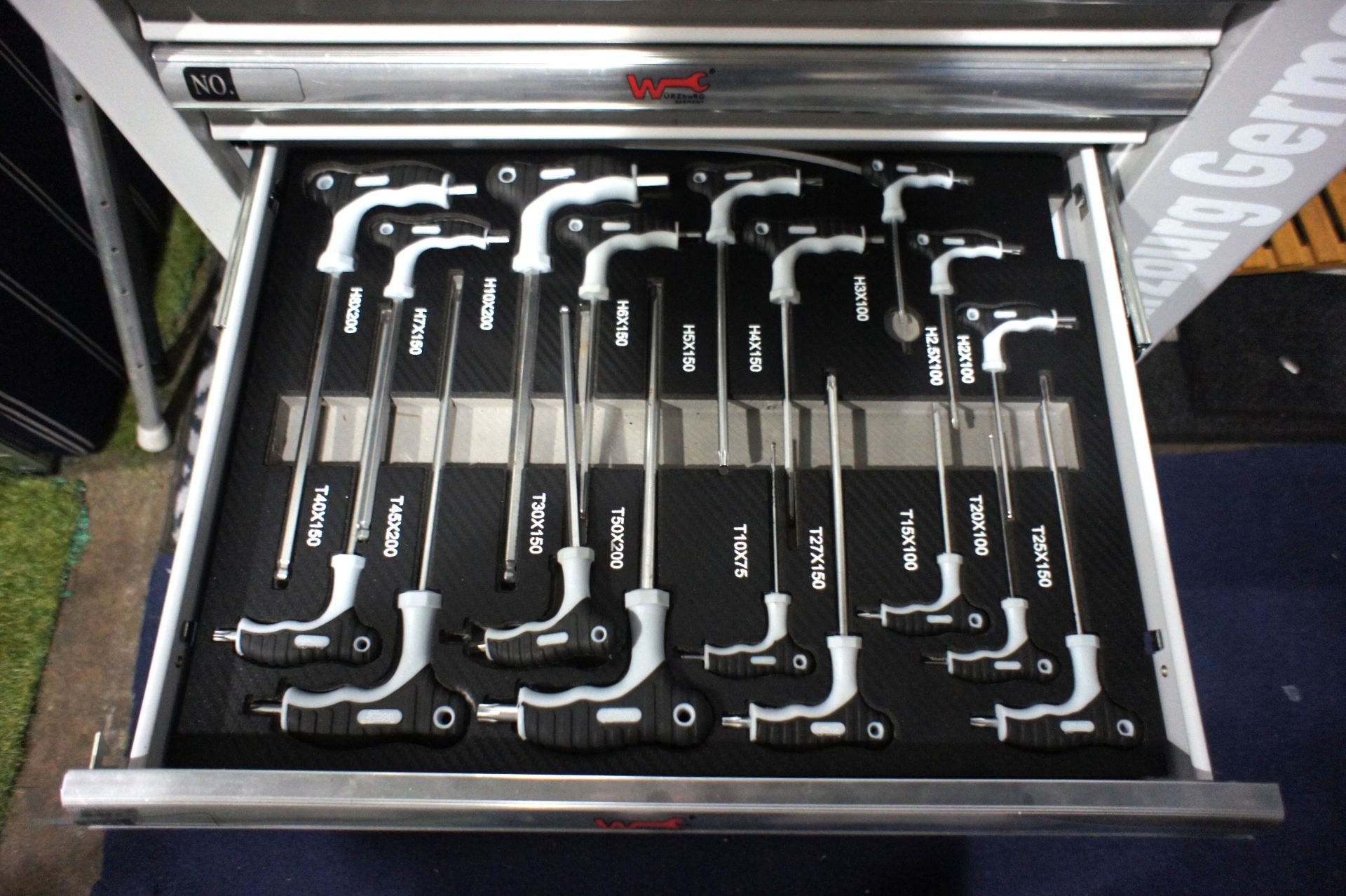 Wurzburg mobile 7-drawer tool kit with various tools - Image 6 of 11