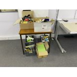 Quantity of office stationery as lotted. White board (1.2mm x 900mm)