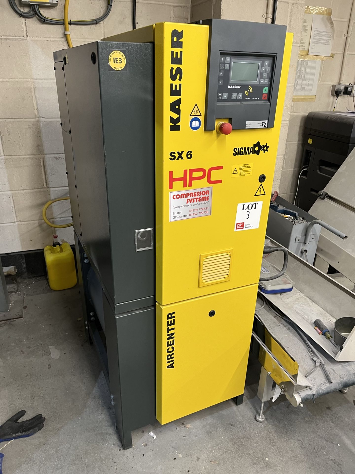 HPC Air Center SX-6 Sigma Rotary screw compressor 2001 - Image 2 of 4