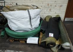 Various rubber belting with quantity of flexible hose