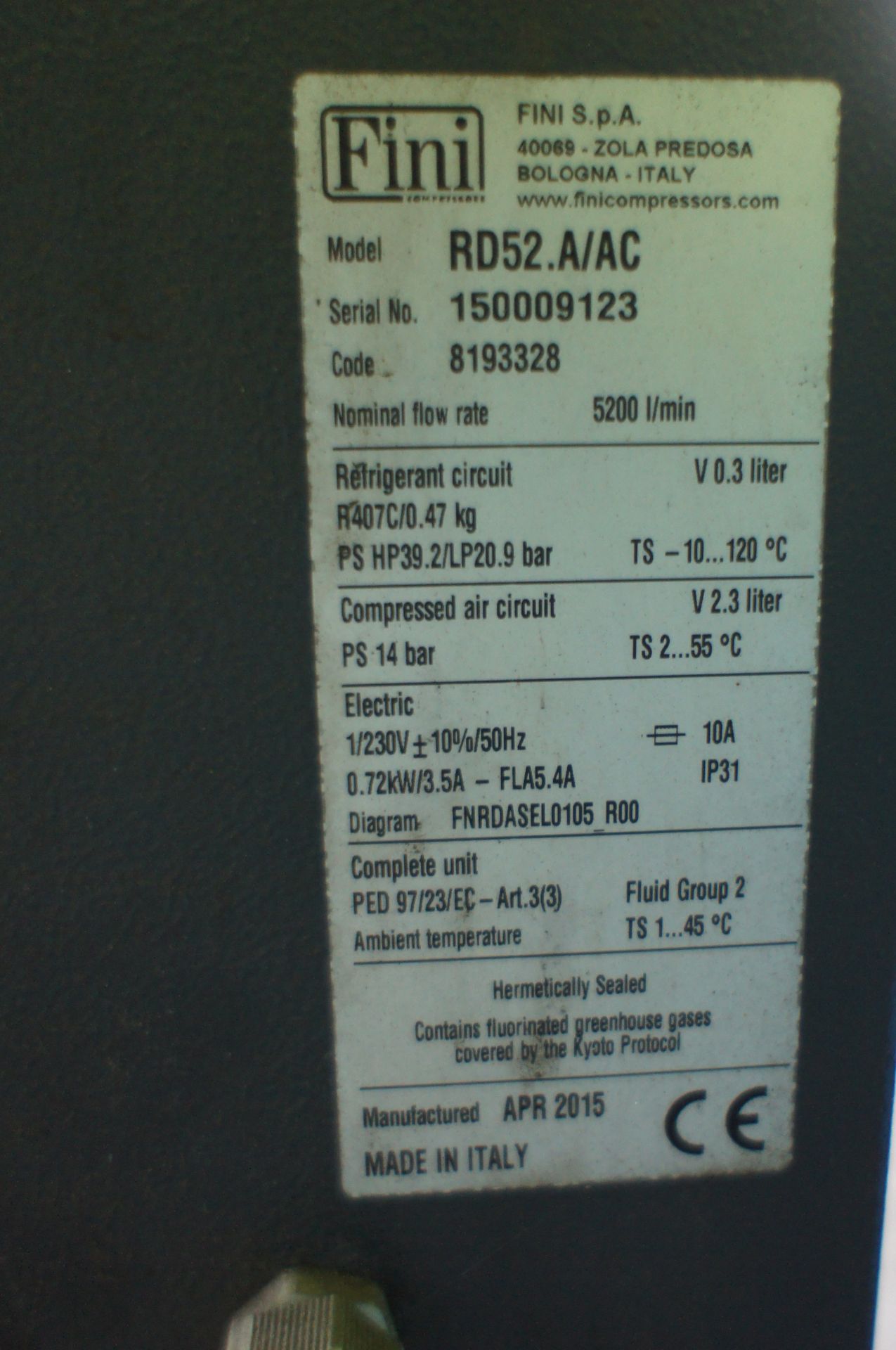 Boge C30F screw compressor - Image 7 of 10