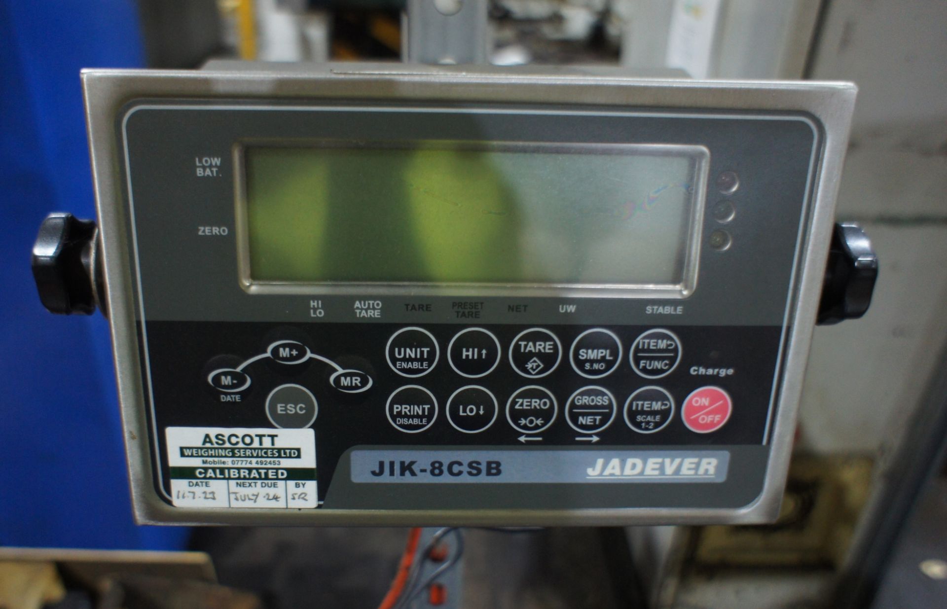 Jadever JIK-8CSB platform floor scale - Bild 2 aus 4