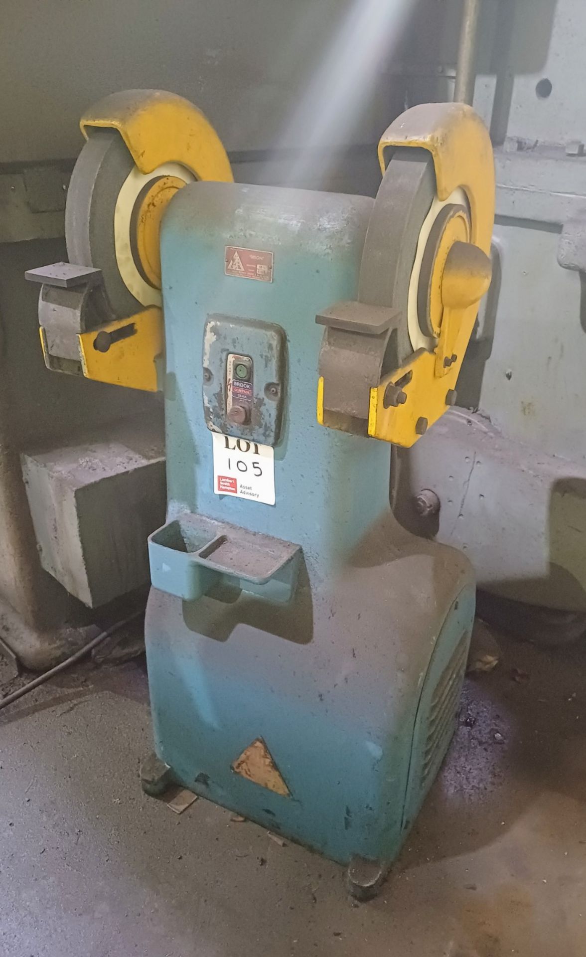 AJH Type 11 industrial pedestal grinder - Image 2 of 5