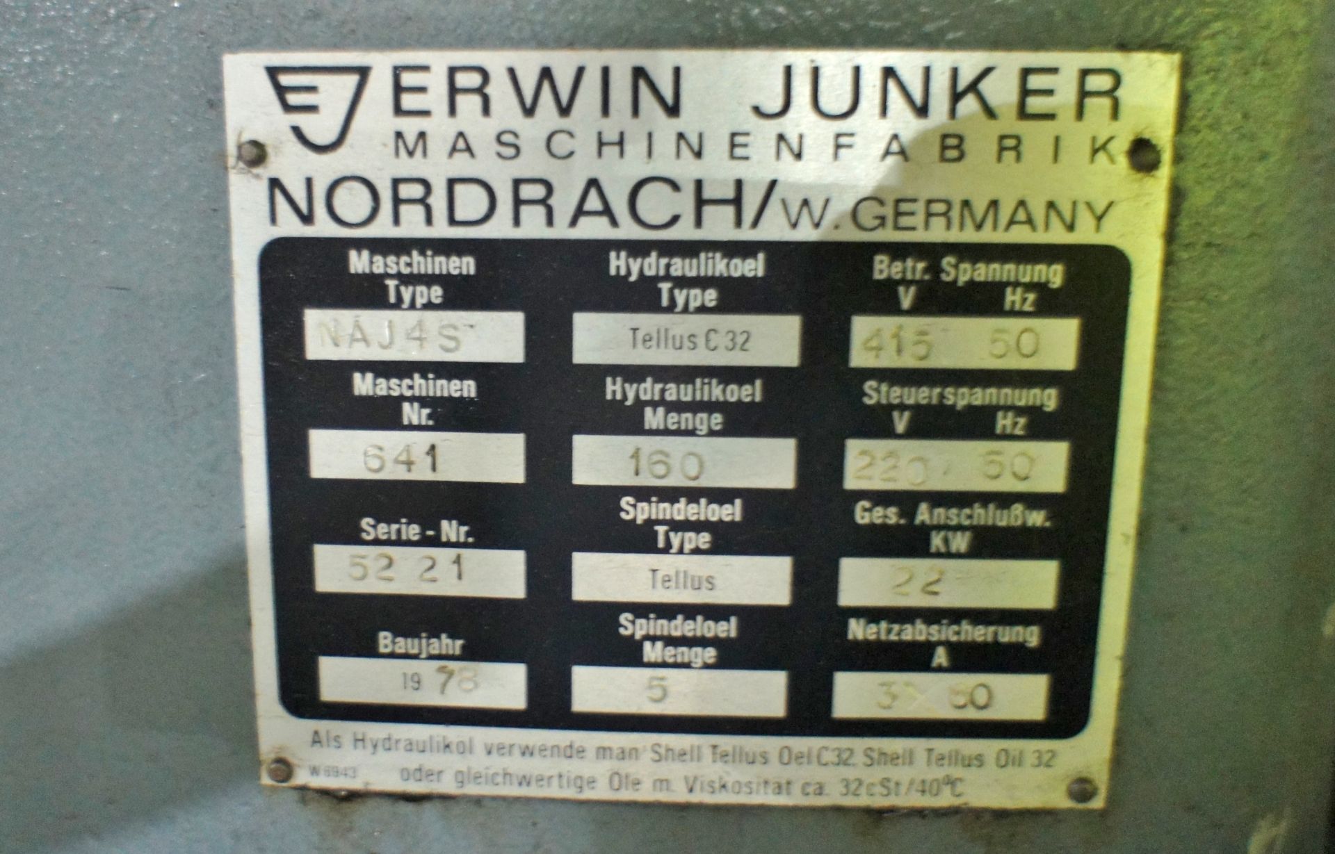 Junker NAJ4S saw tooth / tool grinder - Image 10 of 13