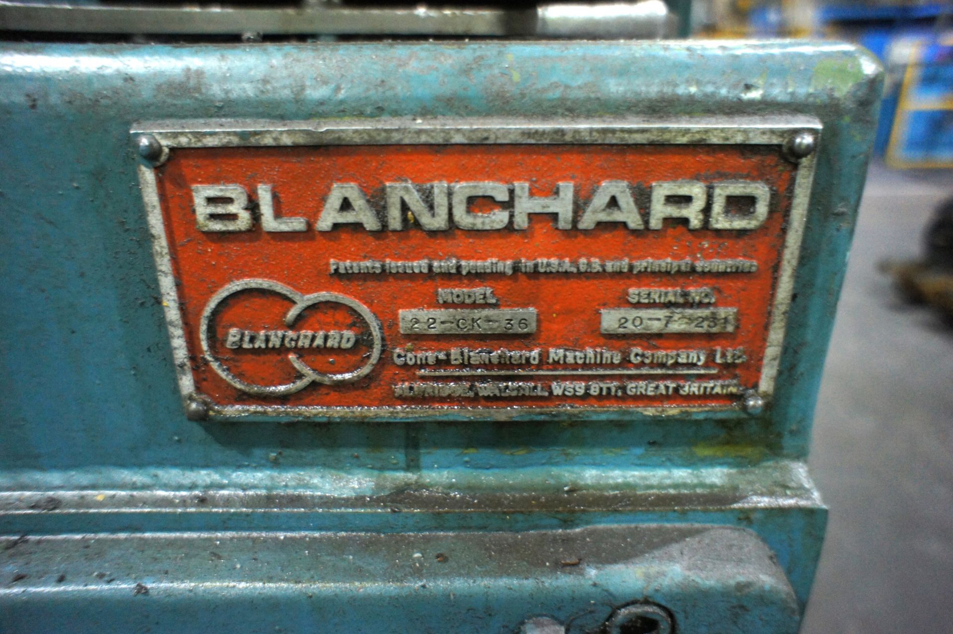 Blanchard 20-CK-36 segmental rotary grinder - Image 2 of 10