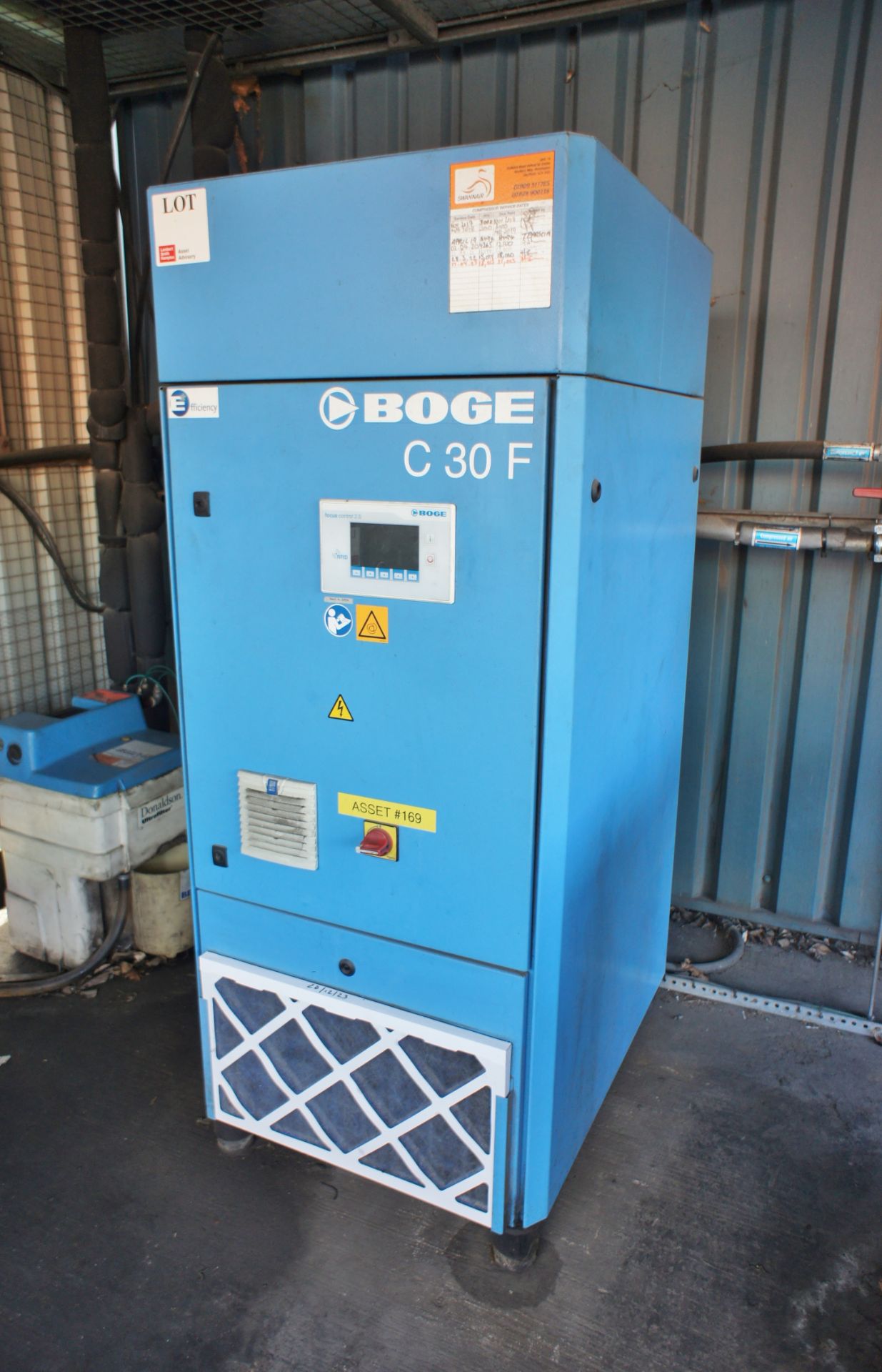 Boge C30F screw compressor - Image 2 of 10